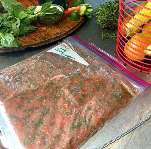 Recipes with Ris: A quick and easy freezer friendly tomato starter