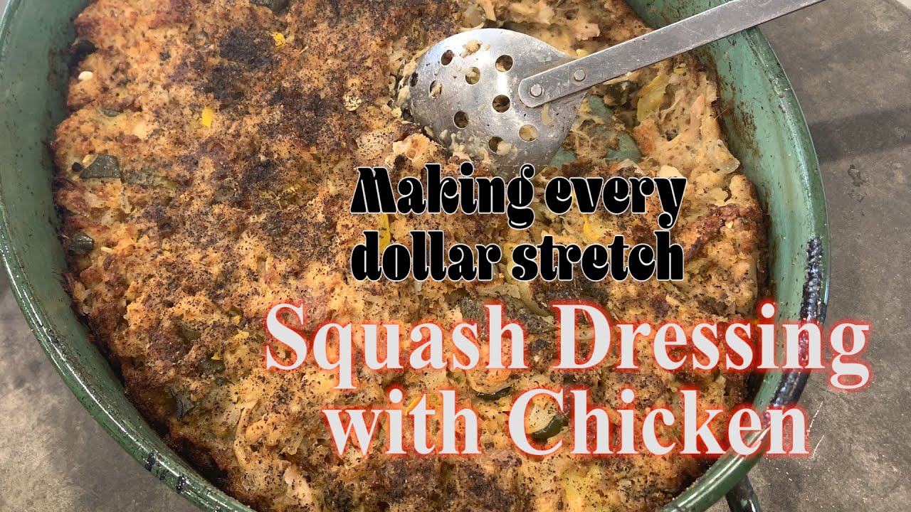 Squash dressing with chicken